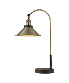 Damien-Antique Brass Table Lamps Deco Armed Table Lamps